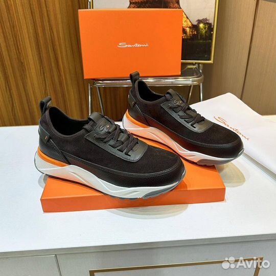 Элегантная мужская обувь Santoni