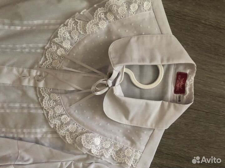 Блузка школьная новая 164/88