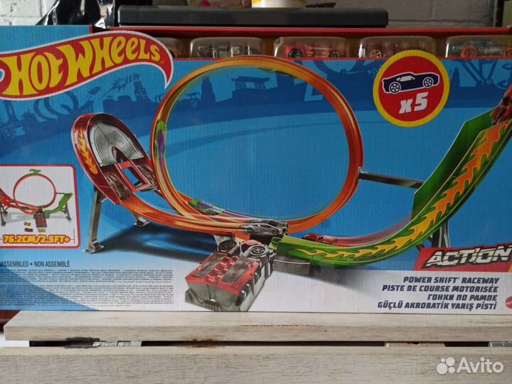 Hot wheels трек новый