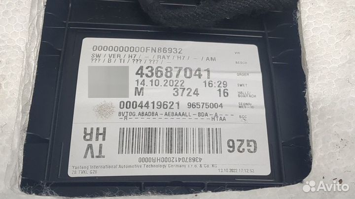 Дверная карта BMW 4 G22, G23, G26 2020, 2022