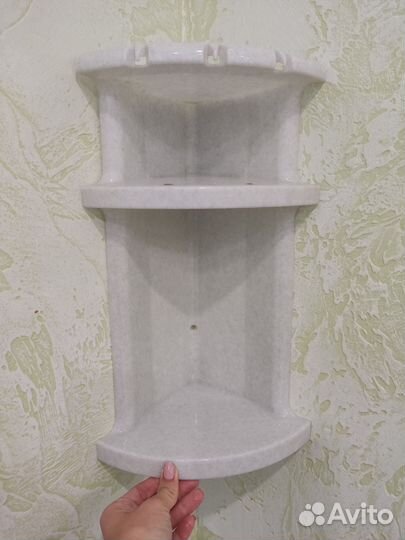 Полка пластиковая угловая