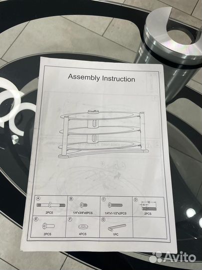 Стеклянная тумба под тв Польша
