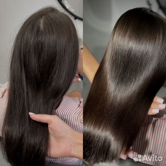 Кератиновое выпрямление, ботокс для волос
