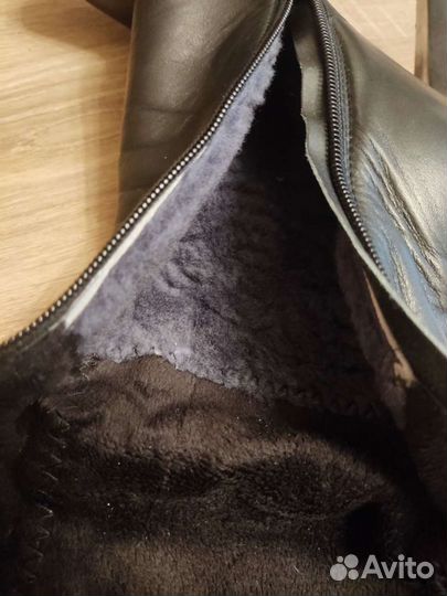 Сапоги зимние женские 37 натуральная кожа