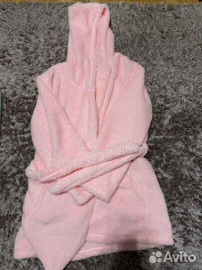 Теплый мягкий халат на девочку, размер s