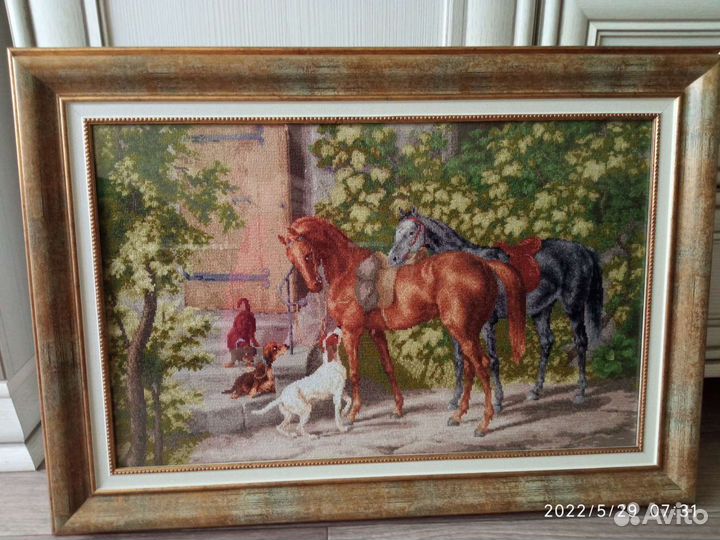 Картина вышитая крестиком