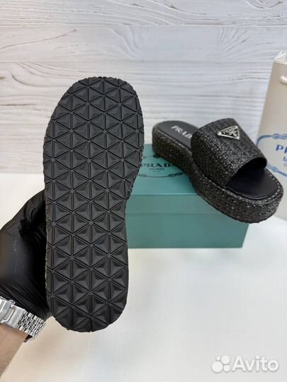 Тапочки / Сабо На Платформе Prada Размеры 36-40