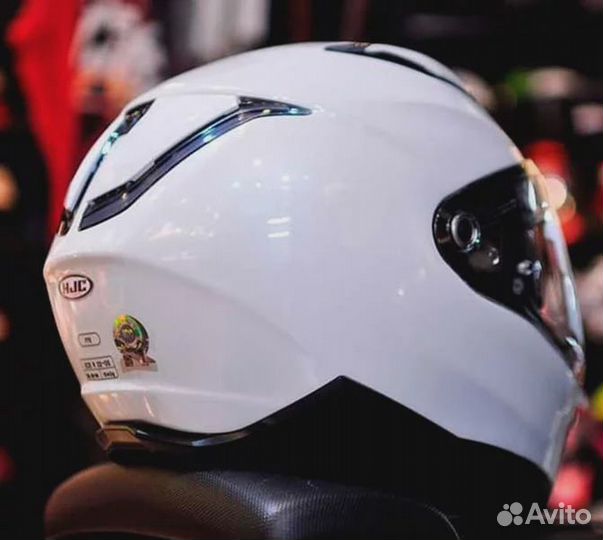 Мотошлем HJC F70 pearl white