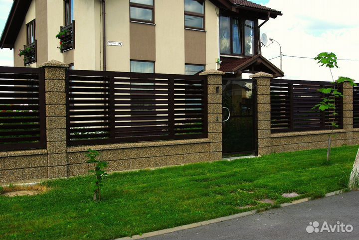 Забор Ранчо металлический