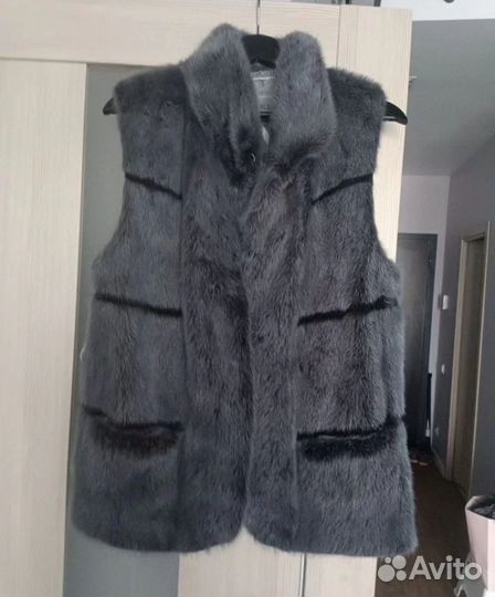 Норковый жилет 44-46 размер