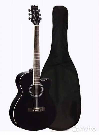 Акустическая гитара Martinez + комплектующие