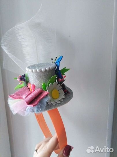 Шляпка ободок