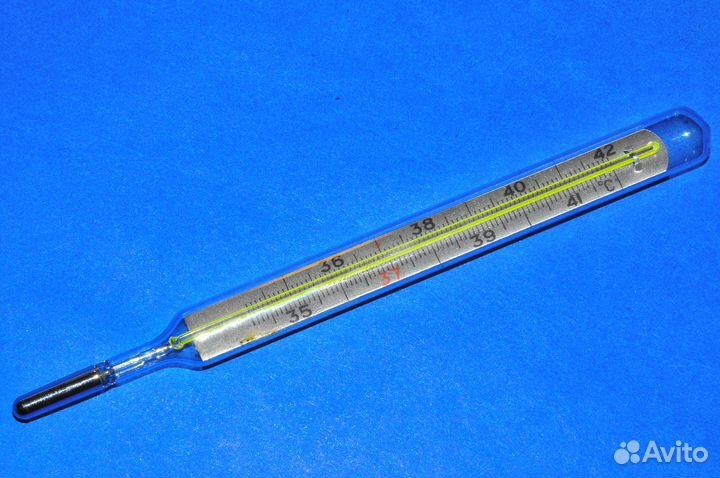 Градусник ртутный из СССР