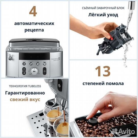 Кофемашина автоматическая Delonghi ecam 250.31.SB