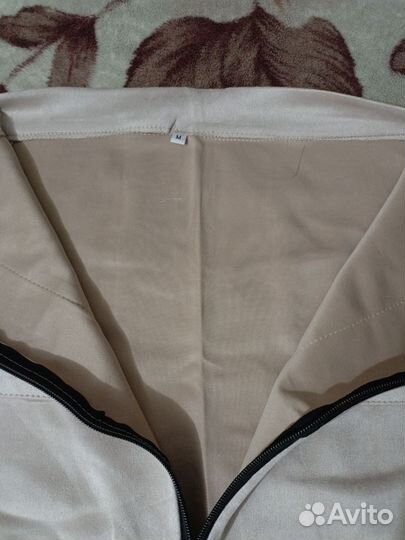 Мини юбка велюр