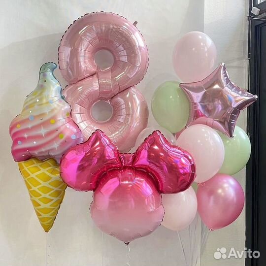 Гелиевые шары на девичник, день рождения