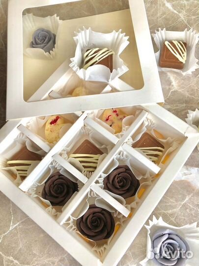 Силиконовый молд для шоколада роза