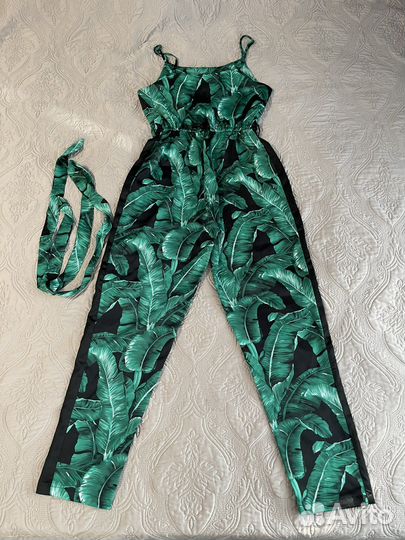 Атласный комбинезон