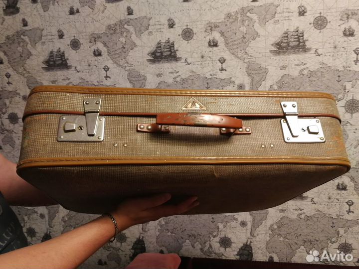 Чемодан дмб-65 винтаж Kofferfabrik Kindelbruck гдр