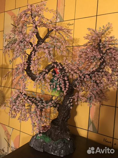 Деревья из бисера