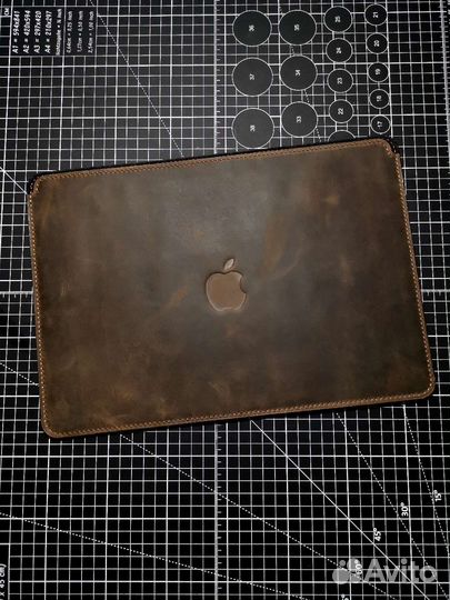 Чехол для macbook air 13, 13 pro, кожа