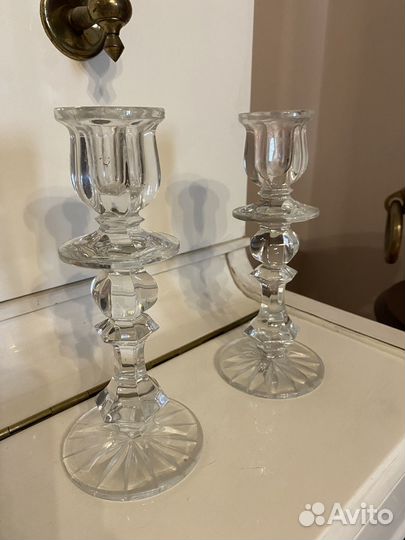 Хрустальные подсвечники