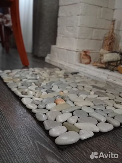 Коврик из натурального морского камня