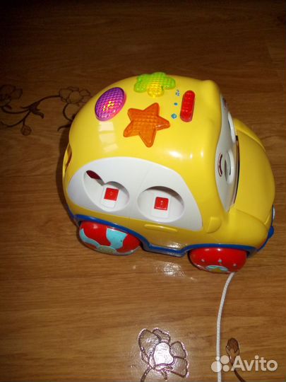 Игрушки развивающие интерактив. машинка, паровозик