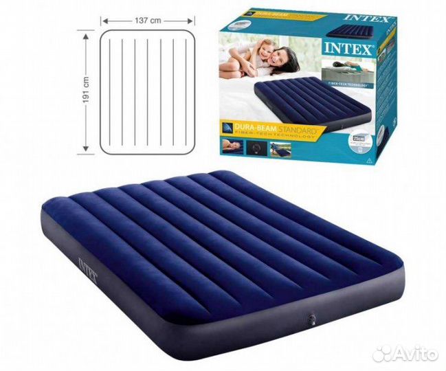 Надувной матрас intex