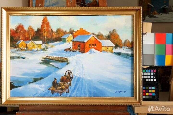 Картина Старая мельница. Марк Кремер