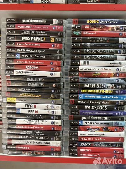 Лицензионные диски игры PS3