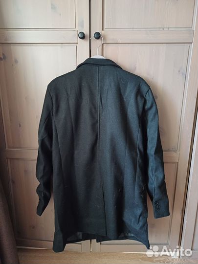 Пальто мужское черное