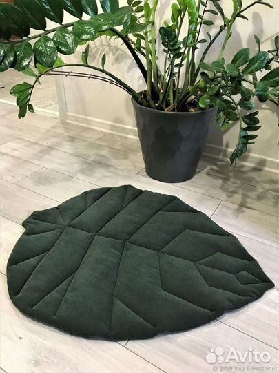 Коврик Плед Листик