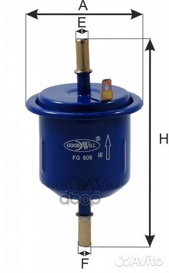 Фильтр топливный;hynday