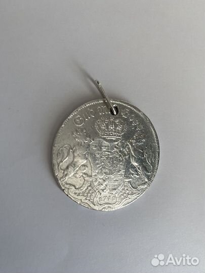 Монета Швеция 1 риксдалер, 1748