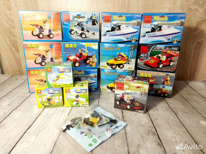 Наборы мини конструктора (аналог Lego)