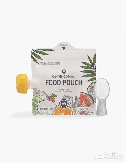 Многоразовые пакеты для детского питания, 3 шт