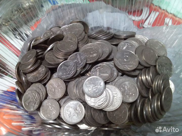 Монеты СССР, России оптом на килограммы