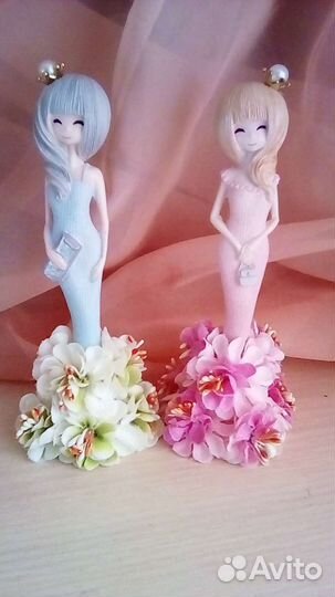 Статуэтки русалка,набор фей Winx