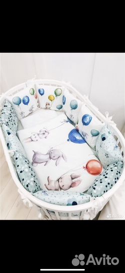 Бортики в детскую кроватку