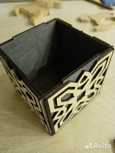 Коробка подарочная деревянная