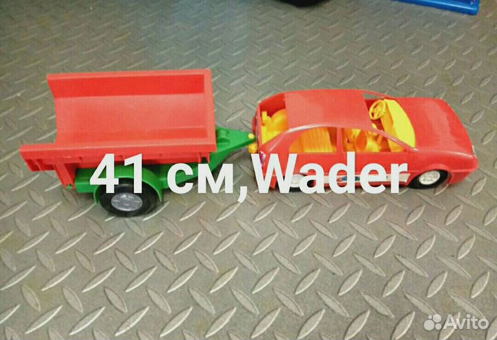 Машинки с прицепами Wader