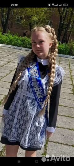 Школьный фартук и платье