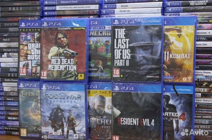 Игры диски на ps4, ps5, xbox