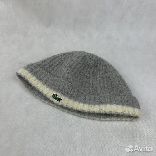 Шерстяная шапка бини Lacoste