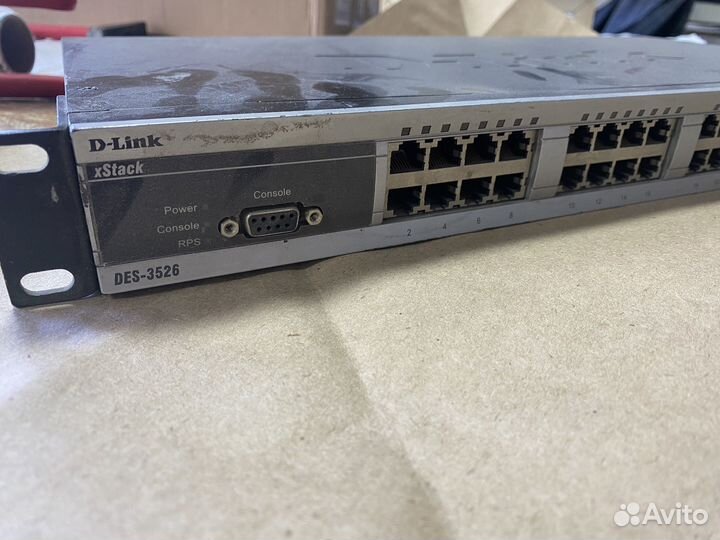 Свич(хаб) d-link des-3526
