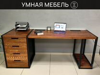 Компьютерный стол лофт Hitechwood