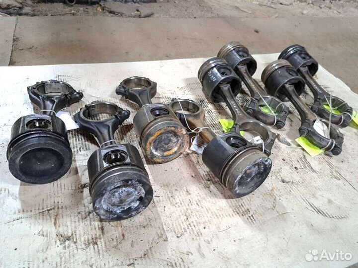 Поршень шатун mercedes atego OM906 OM904