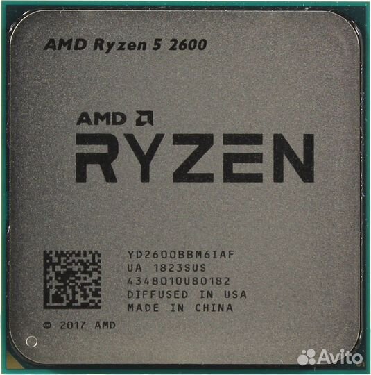 Процессор AMD Ryzen 5 2600 (AM4 3.4-3.9GHz 6с/12t)