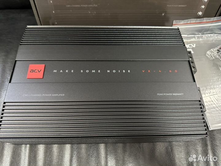 Новый усилитель 4 канала ACV VX-4.60 1100w